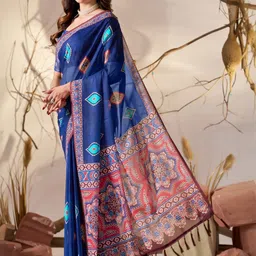 AWRIYA Ethnic Motifs Pure Georgette Saree image 5