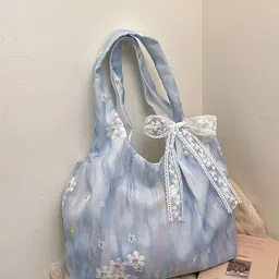 StyleCast Women Floral Printed Structured Bow Detail Shoulder Bag-image-81