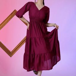 Raiyani Enterprise Women Solid Daily Anarkali Kurta-picture-33