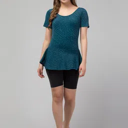 ULLAS Women Printed Swimming Dress With Attached Shorts-picture-24