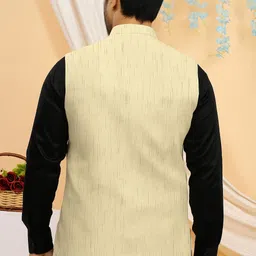 sm embriodery Woven Men Waistcoat image 2