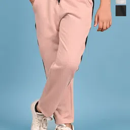 BAESD Boys Pack Of 3 Colourblocked Mid-Rise Track Pants-picture-43