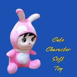 luipui Rabbit Cute Character Soft Toy | Fluffy Soft Rabbit Plush for Kids - 32 cm image 2