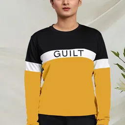 Moda Rapido Striped Round Neck T-shirt With Joggers Tracksuit image 5