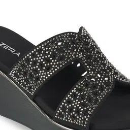 Lazera Embellished Wedge Sandals image 5
