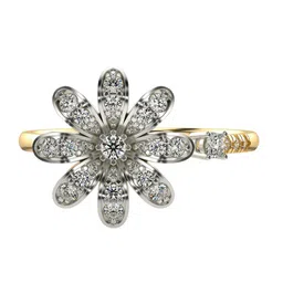 VALANOVA 18 Kt Gold 0.33 Diamond Ring -1.55 g-image-36