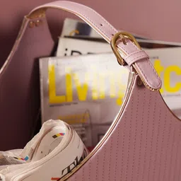 Pure Home and Living Pink Set of 1 Regular Magazine Organiser Organisers image 2