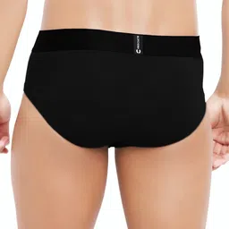 freecultr Pack of 2 Underwear Anti Bacterial Micromodal BreatheTech Solid Men Brief image 4
