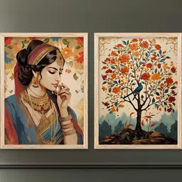 WALLLANE Brown Wood Wall Art image 5