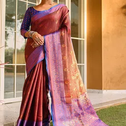 Anouk Women Floral Kanjeevaram Saree-picture-18