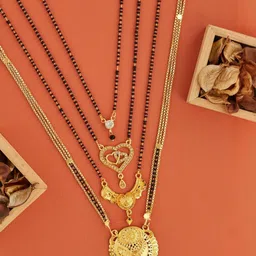 Bhanu diam Women Gold Mangalsutra-image-26