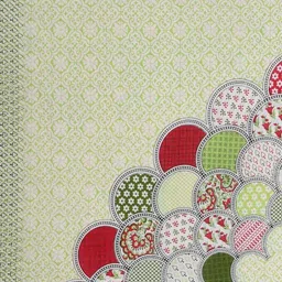 MILAAV Lime Green Geometric 144 TC King Bedsheet with 2 Pillow Covers image 4