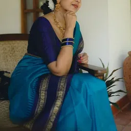 Moda Rapido Woven Design Zari Art Silk Handloom Banarasi Saree image 3