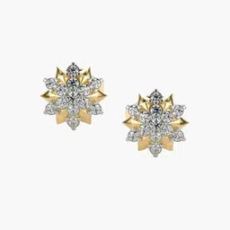 VALANOVA 14Kt Yellow Gold 0.19 Carat Lab Grown Diamond Earrings-image-40