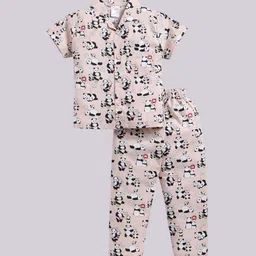 NAUTI KIDZ Boys Cotton Printed Half Sleeves Night suit-picture-12