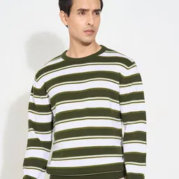Peregrine by Pantaloons Men Striped Pullover-picture-39