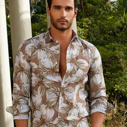 Campus Sutra Men Comfort Floral Printed Casual Shirt image 1