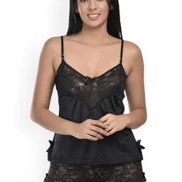 new blue eyes Women Solid Shoulder Straps Baby Doll-image-5