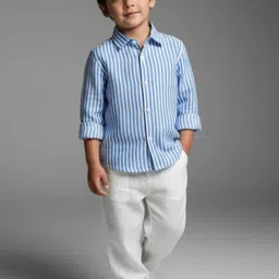 Short Kicks Boys Comfort Striped Casual Shirt-picture-21