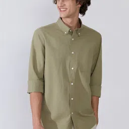 Espanshe Men Relaxed Casual Shirt image 2