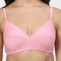 LILY Women Pack Of 2 Seamed Non Padded Everyday Bra Full Coverage image 3