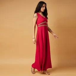 drape and dazzle Embellished Women Jumpsuit image 4