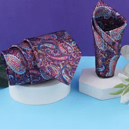 CALIXTO Men Accessory Gift Set Of Tie & Pocket Square image 2