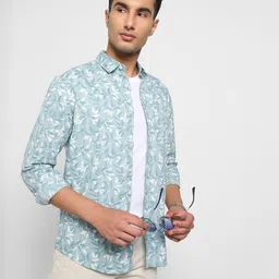 Peregrine by Pantaloons Men Floral Printed Casual Shirt-picture-15