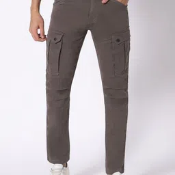 HO BINDAASS Men Mid-Rise Slim Fit Cargos-image-19