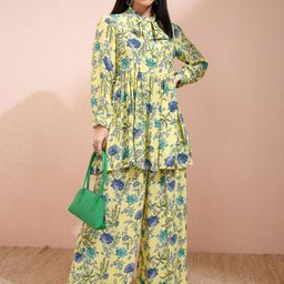 Vishudh Printed Tunic With Trouser Co-Ords-picture-33