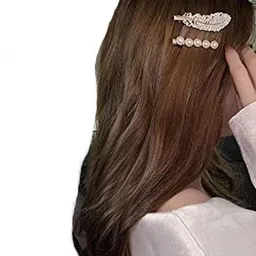 FHONEX Women Set Of 12 Beaded Tic Tac Hair Clip image 5