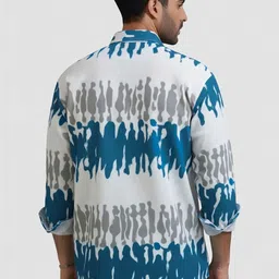 SZN Men Comfort Printed Casual Shirt image 4