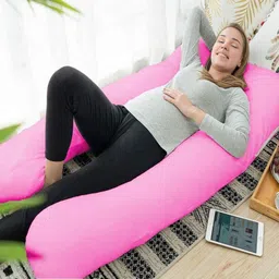 wild mint Premium series Polyester Fibre Solid Pregnancy Pillow Pack of 1 image 2