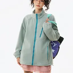 StyleCast x Revolte Stand Collar Tailored Jacket image 2