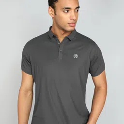 Kolor Fusion Men Solid Polo Collar T-shirt-image-18