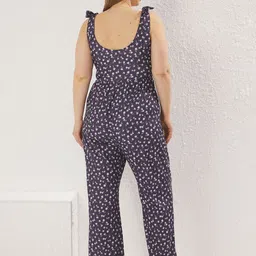 Trendyol Printed Scoop Neck Basic Jumpsuit image 4