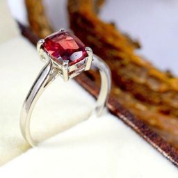 GenZcomplex Brass Garnet Finger Ring-picture-23