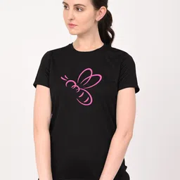 3Colors Women Moisture Wicking Applique T-shirt-picture-19