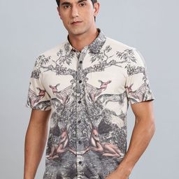BULLMER Men Standard Opaque Printed Casual Shirt-picture-35