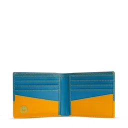 ARISTA VAULT Men Colourblocked Leather Two Fold Wallet image 4