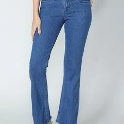 Novio Women Comfort Bootcut High-Rise Stretchable Jeans-picture-32