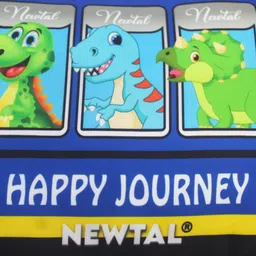 newtal Children's Black Printed Design Travel Bag - Happy Journey Small Travel Bag - Small image 5