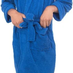 Royal Blue Medium Bath Robe-image-32