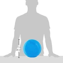 yansi Inflated Stability Wobble Cushion Pad, Yoga Pad with Pump Balance Disc Fitness Balance Board image 4