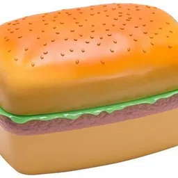 wonder creatures Rectangular Shape Burger Lunch Box Sandwich Burger Shape Tiffin Box For Kids 1 Containers Lunch Box-picture-15