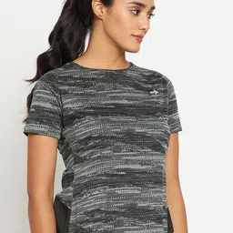 tvastra Women Solid Round Neck Polyester Grey T-Shirt-picture-30
