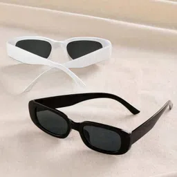 eyedens UV Protection Rectangular Sunglasses (Free Size) image 4