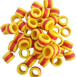 Bird Shoulder Gaurd | New Rubber Yellow &Red Colour | 20 Pcs Bird Shoulder Guard-image-32