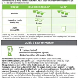 herbalife Weight Loss Combo Formula 1 Shake Mix - MANGO Flavor, SHAKEMATE 500G MANGO Powder image 5