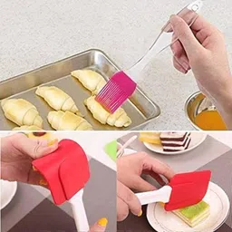 purchaze24x7 Premium Wooden Spoon Set with Cutlery And Food-Grade Accessories Wooden, Plastic, Silicone Cutlery Set image 5